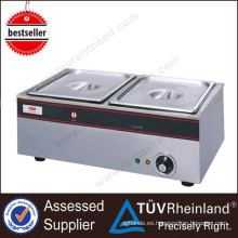 Shinelong factory outlet wholesale price 2-Pan food warner bain marie con buen efecto de aislamiento térmico